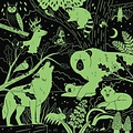 Mudpuppy Mudpuppy |  Glow-In-the-Dark puzzel Fores Illuminated 500pcs