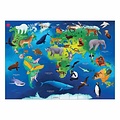 Mudpuppy Mudpuppy | Endangered Species Around the World 80 Piece Geography Puzzle