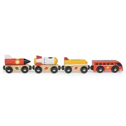 Mentari | Train Space Wooden Play Set