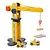 Mentari Mentari | Crane Play Set with 2 Construction Vehicles Wood