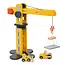 Mentari Mentari | Crane Play Set with 2 Construction Vehicles Wood