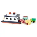 Mentari Mentari | Speelset Autoferry Boot en Auto's in Hout
