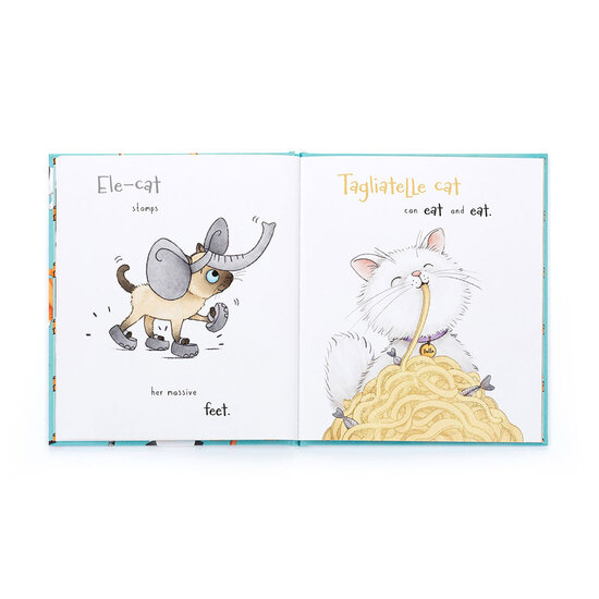 Jellycat Jellycat | Livre All Kinds of Cats