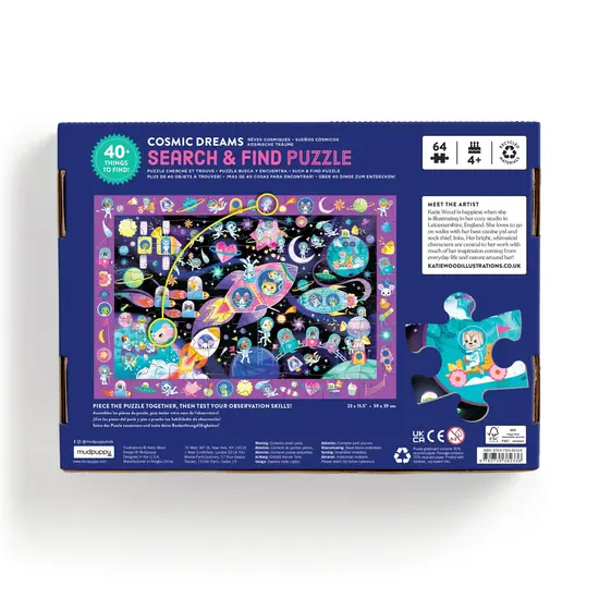 Mudpuppy Mudpuppy | Search and Find Puzzle Cosmic Dreams 64 Pieces