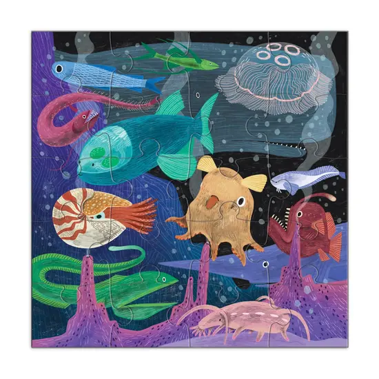 Mudpuppy Mudpuppy | Magnetisches Puzzle Tiefen des Meeres
