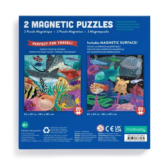 Mudpuppy Mudpuppy | Puzzle magnétique Les profondeurs de la mer