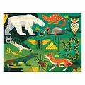Mudpuppy Mudpuppy | Double-Sided Puzzle Land & Sea Predators 100 Pieces