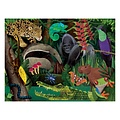 Mudpuppy Mudpuppy | Puzzle double face Forêt tropicale au-dessus et en dessous 100 pièces