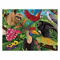 Mudpuppy Mudpuppy | Puzzle double face Forêt tropicale au-dessus et en dessous 100 pièces