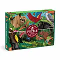 Mudpuppy Mudpuppy | Doppelseitiges Puzzle Regenwald oben & unten 100 Teile
