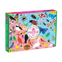 Mudpuppy | Doppelseitiges Puzzle Insekten & Vögel 100 Teile