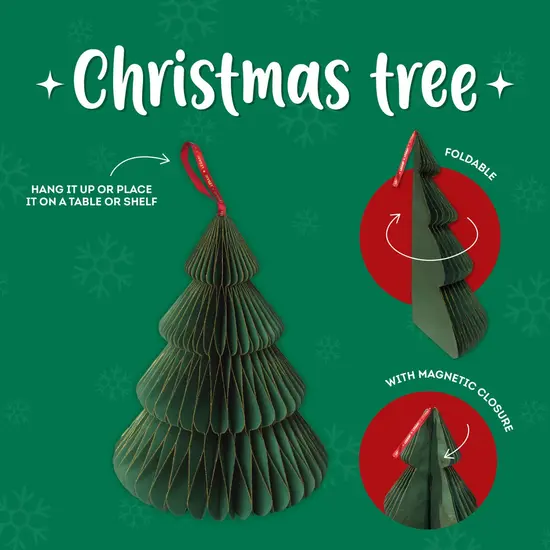 Legami Legami | Opvouwbare Papieren Kerstboom Xmax Tree