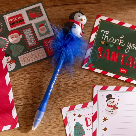 Legami Legami | Stylo gel lumineux Writing Is Magic Penguin