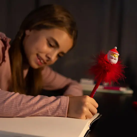 Legami Legami | Leuchtender Weihnachtsmann-Gelstift Schreiben ist Magie Weihnachtsmann