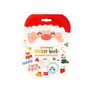 Legami | Set Van Meer Dan 150 Kerststickers Stickerboek Kerstman