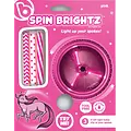Brightz Brightz | Spin Brightz  Tube lumineux à rayons, motif rose pâle