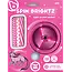 Brightz Brightz | Spin Brightz  Tube lumineux à rayons, motif rose pâle