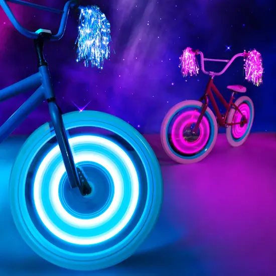 Brightz Brightz | Spin Brightz Spoke Tube Light Blue Pattern