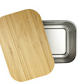 Smikkels Smikkels | Lunchbox with Bamboo Lid White 900ml