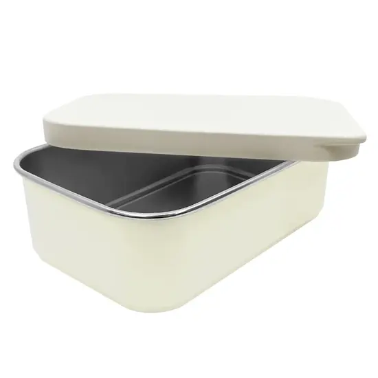 Smikkels Smikkels | Lunchbox mit Silikondeckel Weiß 900 ml