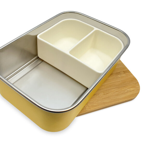 Smikkels Smikkels | Lunchbox-Teiler Silikon Weiß 900 ml