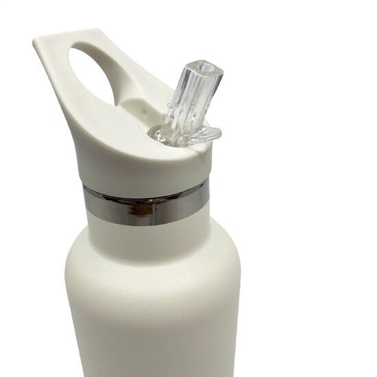 Smikkels Smikkels | Thermos Drinkfles RVS Wit 350ml