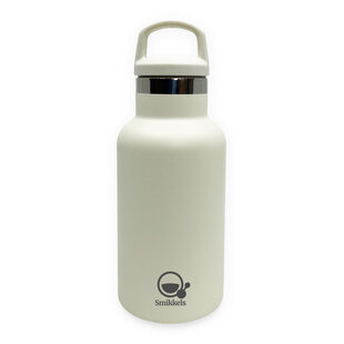 Smikkels | Thermos-Trinkflasche Edelstahl Weiß 350 ml