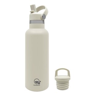 Smikkels | Thermos-Trinkflasche Edelstahl Weiß 500 ml