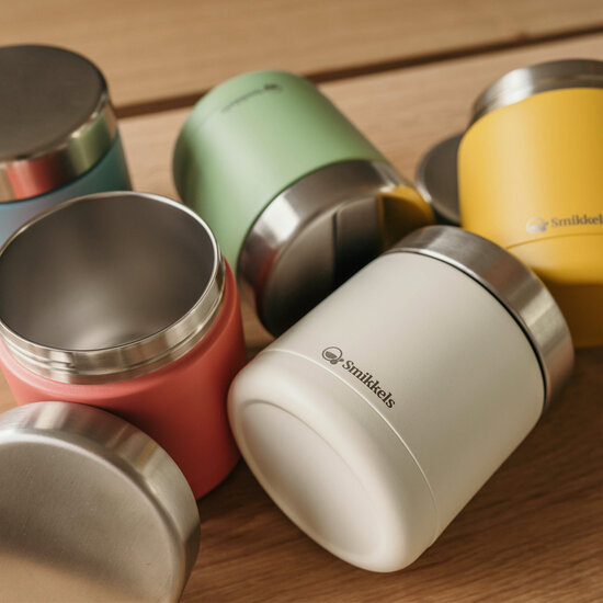 Smikkels Smikkels | Thermos Contenant alimentaire en acier inoxydable Vert