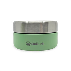 Smikkels | Contenant alimentaire en acier inoxydable vert 280 ml