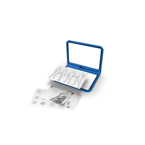 Kidywolf Kidywolf | Kidydraw - Pro Lighted Drawing Board Blue  Manga