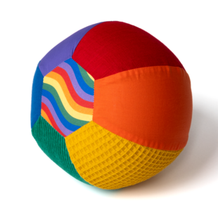 Little Botanic Label | Sensorischer Ballonball Regenbogen