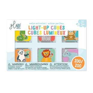 Glo Pals | Badespielzeug Light Up Cubes Zoo 6er-Pack