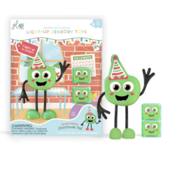 Glo Pals | Badespielzeug Light Up Cubes Christmas Pal Limited Edition 1 Figur + 2 Würfel Grün +36M