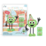 Glo Pals Glo Pals | Bath Toys Light Up Cubes Christmas Pal Limited Edition 1 Figure + 2 Cubes Green +36M