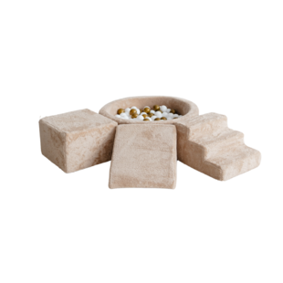 Moje | 3 Elements + Ball Pool - Teddy Beige 90x30 cm + 200 Balls