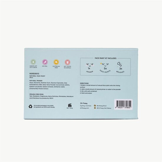 Oh Flossy Oh Flossy | Kit de peinture pour le visage Wild Wonders