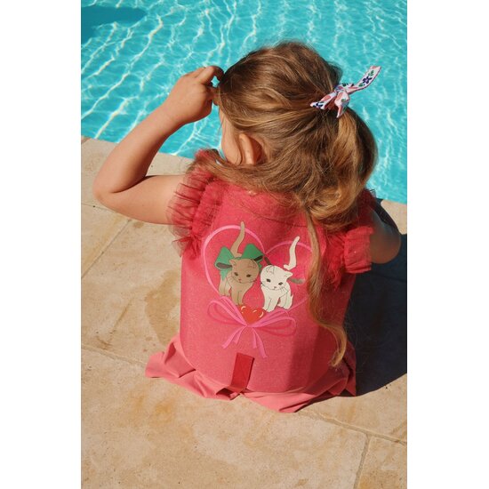 Konges Slojd Konges Slojd | Thalia Zwemvest Viva Magenta  3-6Y