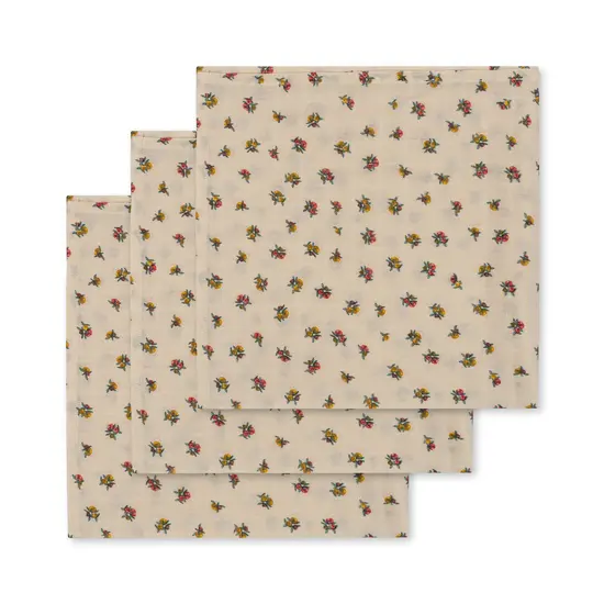 Konges Slojd Konges Slojd Hydrophilic cloths - Peonia - 3 pieces