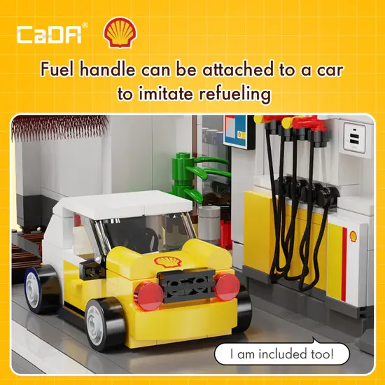 CaDA CaDA | Building Series - Shell Retail Station 1309 pièces