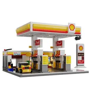 CaDA | Building Series - Shell Retail Station 1309 Teile