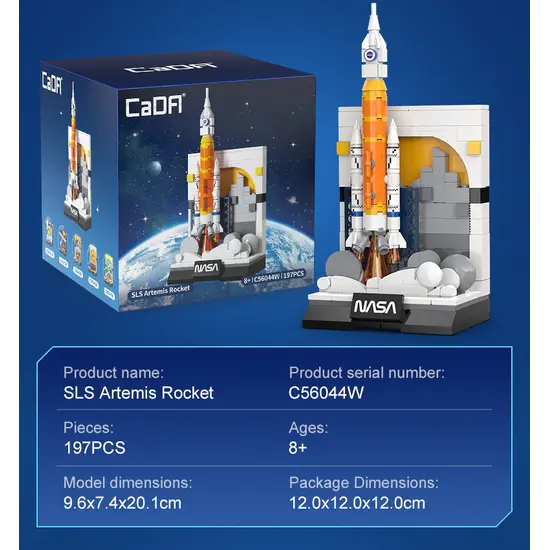CaDA CaDA | NASA - Artemis Space Launch System 197 Pieces