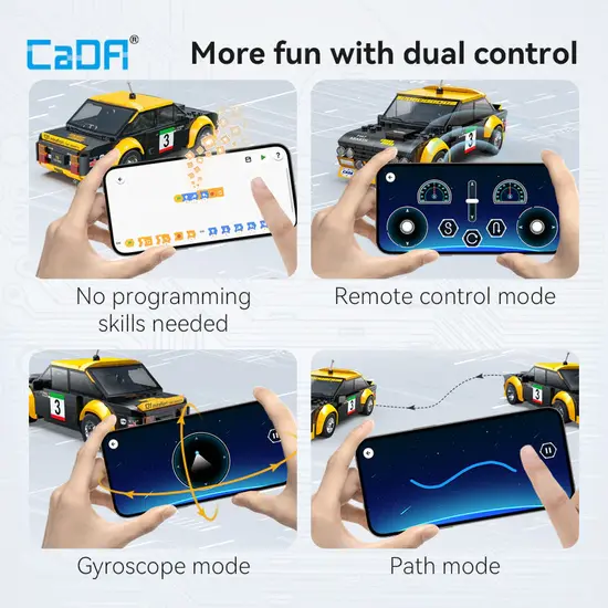 CaDA CaDA | 1:20 Smart Chassis - Fiat Abarth 131 216 Stuks Schaal 1:20