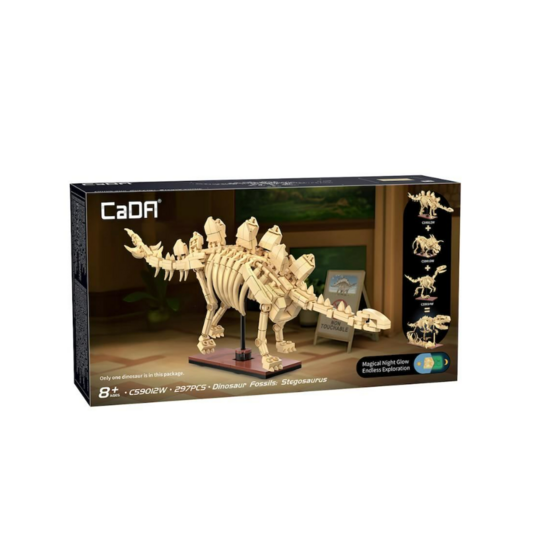 CaDA CaDA | Creative Series - Dinosaur Fossils Stegosaurus 297 pièces