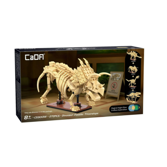 CaDA CaDA | Creative Series - Dinosaur Fossils Triceratops 272 pieces