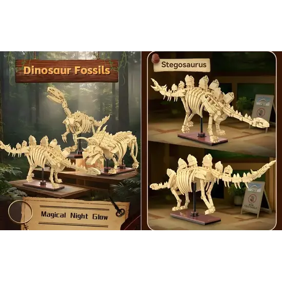 CaDA CaDA | Creative Series - Dinosaur Fossils Triceratops 272 pieces