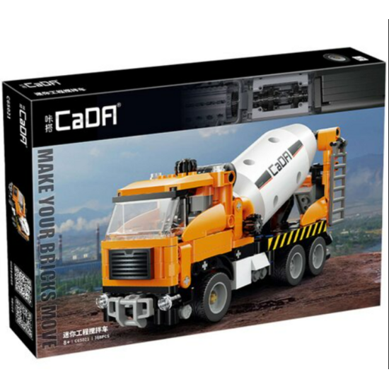 CaDA CaDA | Construction Series - MiNi Engineering Mixer Truck 368 Pieces