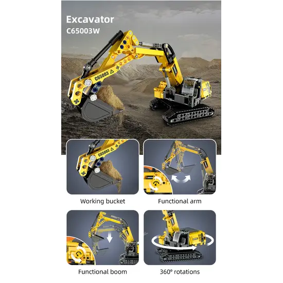 CaDA CaDA | Construction Series - Excavator 467 Stuks
