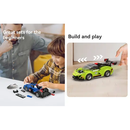 CaDA CaDA | 1:32 Car Series - Supersonic Star 164 Teile Maßstab 1:32