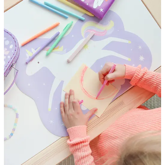 A Little Lovely Company A Little Lovely Company | Tischset Jumping Unicorn